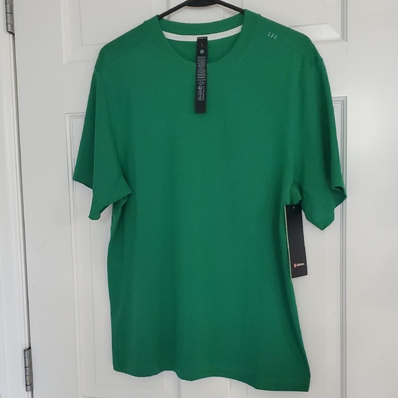 NWT Lululemon Zeroed In Raceway Green Men's  Sz L T-Shirt - Picture 1 of 4